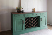 Buffet with wine rack
