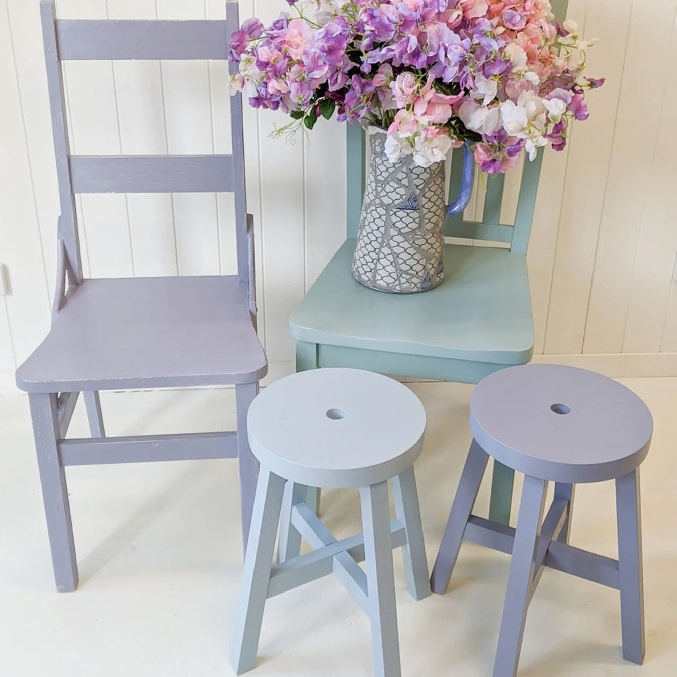 French Blue Chalk Furniture Paint